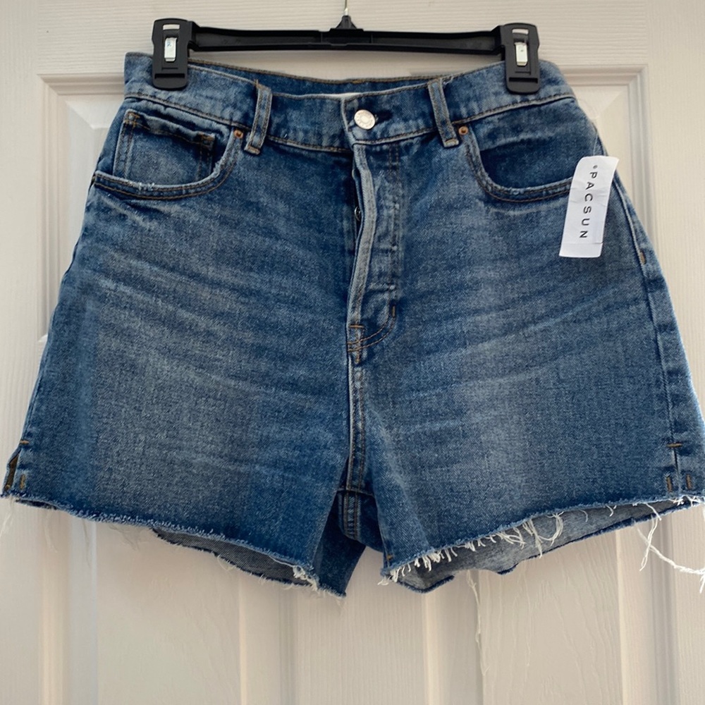 NWT PACSUN high rise jean shorts